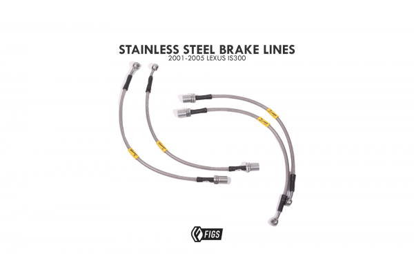 2001-2005 Lexus IS300 Stainless Steel Brake Line Kit Front 2001-2005 Lexus IS300 Stainless Steel Brake Line Kit Front