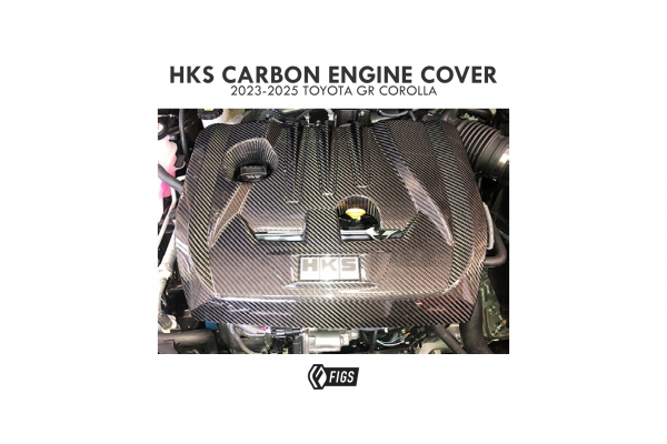2023-2025 TOYOTA GR COROLLA HKS DRY CARBON ENGINE COVER