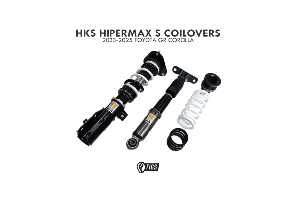 2023-2025 TOYOTA GR COROLLA HKS HIPERMAX S COILOVERS 2023-2025 TOYOTA GR COROLLA HKS HIPERMAX S COILOVERS