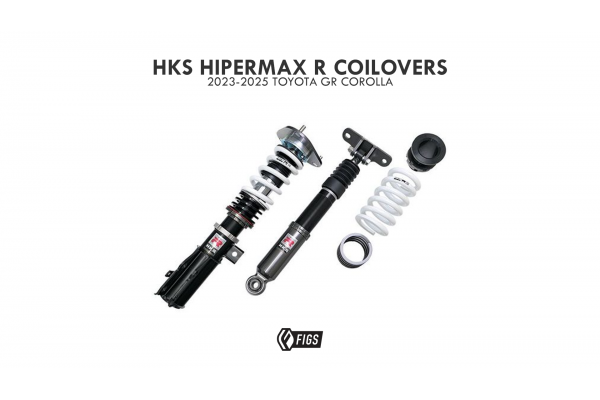 2023-2025 TOYOTA GR COROLLA HKS HIPERMAX R COILOVERS 2023-2025 TOYOTA GR COROLLA HKS HIPERMAX R COILOVERS