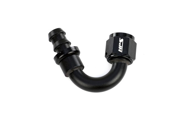 HPS Performance -12 150 Degree Push-On Aluminum Hose End HPS Performance -12 150 Degree Push-On Aluminum Hose End