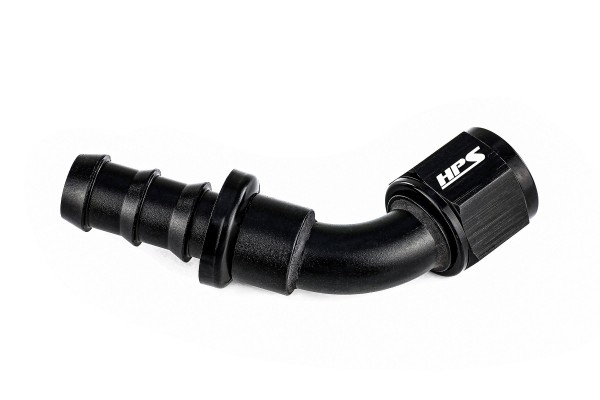 HPS Performance -10 60 Degree Push-On Aluminum Hose End