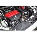 HPS Black 2.5" Upper Intercooler Pipe UICP for 08-15 Mitsubishi Lancer EVO X Turbo