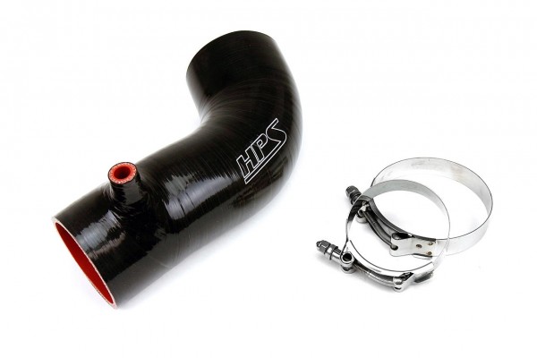HPS BLACK REINFORCED SILICONE POST MAF AIR INTAKE HOSE KIT FOR ACURA 13-14 ILX