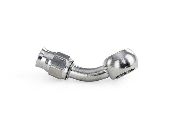 HPS Performance 45 Degree 10mm Banjo -3 Stainless Hose End HPS Performance 45 Degree 10mm Banjo -3 Stainless Hose End