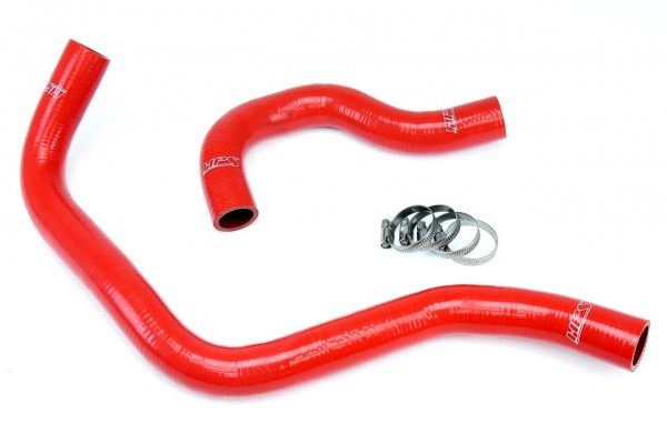 HPS RED REINFORCED SILICONE RADIATOR HOSE KIT COOLANT FOR ACURA 90-93 INTEGRA B18 B20