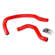 HPS RED REINFORCED SILICONE RADIATOR HOSE KIT COOLANT FOR HONDA 88-91 CIVIC W/ B16