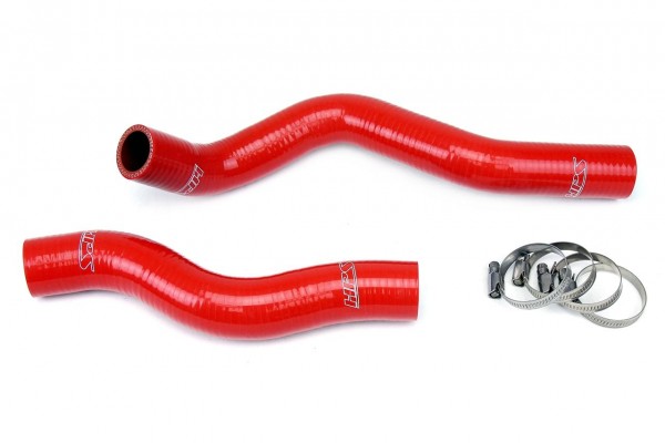 HPS RED REINFORCED SILICONE RADIATOR HOSE KIT COOLANT FOR HONDA 06-11 CIVIC NON SI R18A1 R16