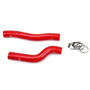 HPS RED REINFORCED SILICONE RADIATOR HOSE KIT COOLANT FOR HYUNDAI 10-12 GENESIS COUPE 2.0T TURBO