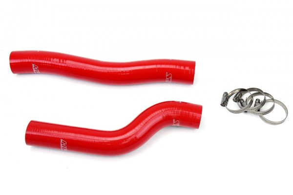 HPS RED REINFORCED SILICONE RADIATOR HOSE KIT COOLANT FOR HYUNDAI 10-12 GENESIS COUPE 2.0T TURBO