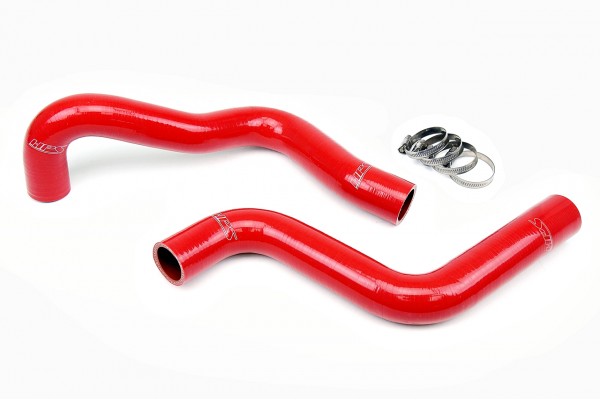 HPS RED REINFORCED SILICONE RADIATOR HOSE KIT COOLANT FOR MAZDA 04-11 RX8