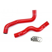HPS RED REINFORCED SILICONE RADIATOR HOSE KIT COOLANT FOR INFINITI 2014 Q40