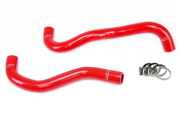 HPS RED REINFORCED SILICONE RADIATOR HOSE KIT COOLANT FOR HONDA 12-14 CIVIC SI