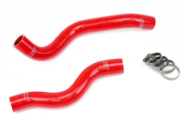 HPS RED REINFORCED SILICONE RADIATOR HOSE KIT COOLANT FOR HONDA 12-14 CIVIC NON SI 1.8L