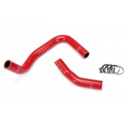 HPS RED REINFORCED SILICONE RADIATOR HOSE KIT COOLANT FOR TOYOTA 85-87 COROLLA AE86