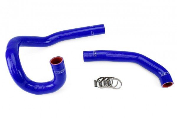 HPS BLUE REINFORCED SILICONE RADIATOR HOSE KIT COOLANT FOR TOYOTA 86-92 SUPRA 7MGE / 7MGTE