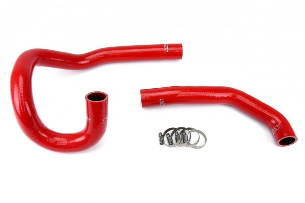 HPS RED REINFORCED SILICONE RADIATOR HOSE KIT COOLANT FOR TOYOTA 86-92 SUPRA 7MGE / 7MGTE