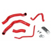 HPS RED REINFORCED SILICONE RADIATOR HOSE KIT COOLANT FOR MINI 02-08 COOPER S SUPERCHARGED
