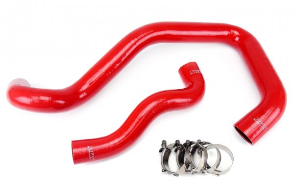 HPS RED REINFORCED SILICONE RADIATOR HOSE KIT COOLANT FOR FORD 03-07 F350 SUPERDUTY 6.0L DIESEL W/ MONO BEAM SUSPENSION