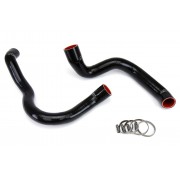 HPS BLACK REINFORCED SILICONE RADIATOR HOSE KIT COOLANT FOR JEEP 91-01 CHEROKEE XJ 4.0L
