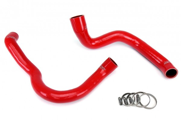 HPS RED REINFORCED SILICONE RADIATOR HOSE KIT COOLANT FOR JEEP 91-01 CHEROKEE XJ 4.0L