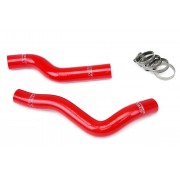 HPS RED REINFORCED SILICONE RADIATOR HOSE KIT COOLANT FOR HONDA 09-13 FIT