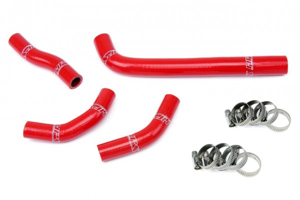 HPS RED REINFORCED SILICONE RADIATOR HOSE KIT COOLANT FOR HONDA 10-13 CRF250R