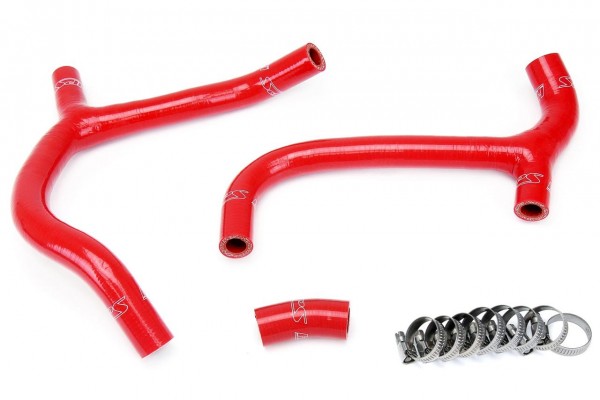 HPS RED REINFORCED SILICONE RADIATOR HOSE KIT COOLANT FOR HONDA 09-12 CRF450R