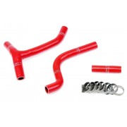 HPS RED REINFORCED SILICONE RADIATOR HOSE KIT COOLANT FOR YAMAHA 10-11 YZ250F