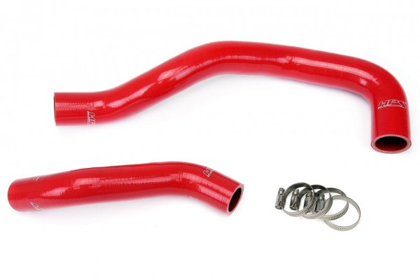 HPS RED REINFORCED SILICONE RADIATOR HOSE KIT COOLANT FOR LEXUS 98-05 GS300 I6 3.0L