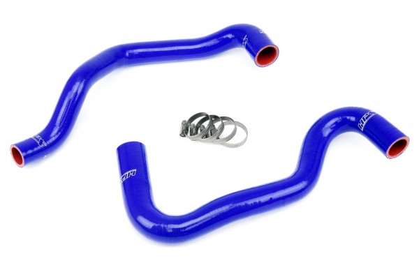HPS BLUE REINFORCED SILICONE RADIATOR HOSE KIT COOLANT FOR FORD 11-13 FIESTA 1.6L