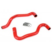 HPS RED REINFORCED SILICONE RADIATOR HOSE KIT COOLANT FOR FORD 11-13 FIESTA 1.6L