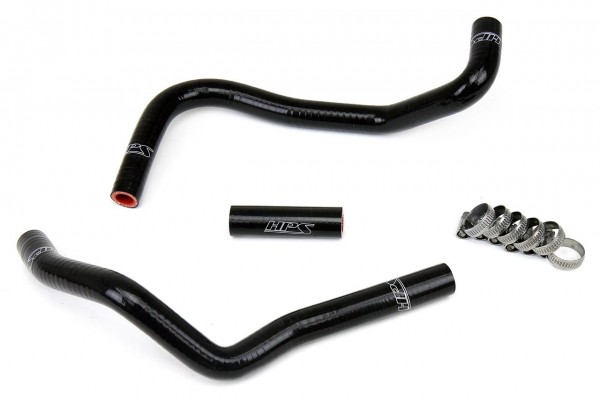 HPS Black Reinforced Silicone Heater Hose Kit for Toyota 17-20 86