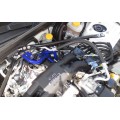 HPS BLUE REINFORCED SILICONE HEATER HOSE KIT FOR SCION 13-15 FRS