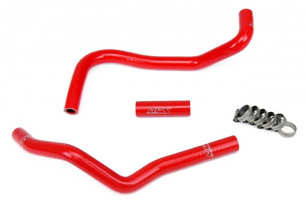 HPS Red Reinforced Silicone Heater Hose Kit for Toyota 17-20 86