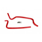 HPS RED REINFORCED SILICONE HEATER HOSE KIT FOR JEEP 02-06 WRANGLER TJ 4.0L LEFT HAND DRIVE