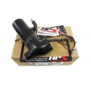 HPS BLACK REINFORCED SILICONE POST MAF AIR INTAKE HOSE KIT - RETAIN STOCK SOUND TUBE FOR SCION 13-15 FRS
