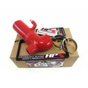 HPS RED REINFORCED SILICONE POST MAF AIR INTAKE HOSE KIT - RETAIN STOCK SOUND TUBE FOR SCION 13-15 FRS