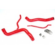 HPS RED REINFORCED SILICONE RADIATOR HOSE KIT COOLANT FOR CHEVY 10-11 CAMARO SS 6.2L V8