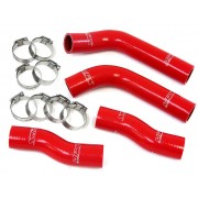 HPS RED REINFORCED SILICONE COOLANT HOSE KIT (4PC SET) FOR FRONT RADIATOR FOR TOYOTA 90-99 MR2 3SGTE TURBO