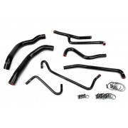 HPS BLACK REINFORCED SILICONE RADIATOR AND HEATER HOSE KIT COOLANT FOR FORD 11-14 MUSTANG 3.7L V6