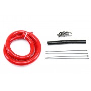 HPS RED REINFORCED SILICONE HEATER HOSE KIT FOR JEEP 91-01 CHEROKEE XJ 4.0L