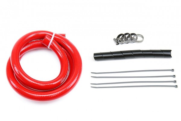 HPS RED REINFORCED SILICONE HEATER HOSE KIT FOR JEEP 91-01 CHEROKEE XJ 4.0L