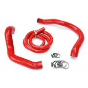 HPS RED REINFORCED SILICONE RADIATOR + HEATER HOSE KIT FOR JEEP 91-01 CHEROKEE XJ 4.0L