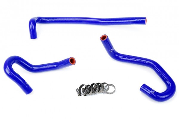 HPS BLUE REINFORCED SILICONE HEATER HOSE KIT FOR TOYOTA 00-06 SEQUOIA V8 4.7L LEFT HAND DRIVE