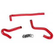 HPS RED REINFORCED SILICONE HEATER HOSE KIT FOR TOYOTA 00-06 SEQUOIA V8 4.7L LEFT HAND DRIVE