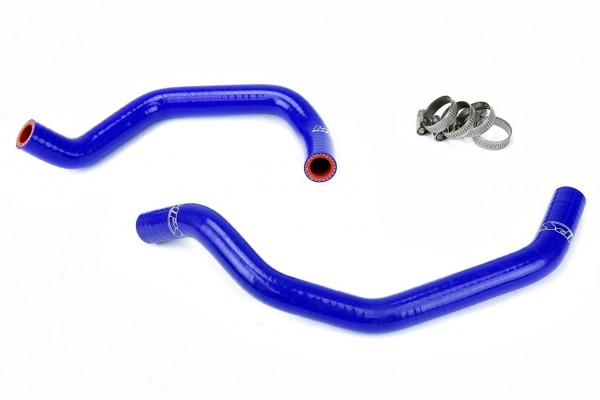 HPS BLUE REINFORCED SILICONE HEATER HOSE KIT FOR TOYOTA 12-14 SEQUOIA V8 5.7L LEFT HAND DRIVE