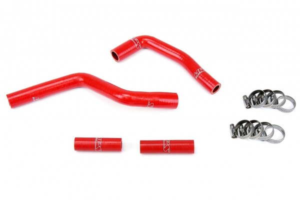 HPS RED REINFORCED SILICONE RADIATOR HOSE KIT FOR YAMAHA 02-12 YZ125