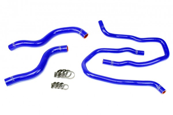 HPS BLUE REINFORCED SILICONE RADIATOR + HEATER HOSE KIT FOR HONDA 13-15 ACCORD 2.4L LHD