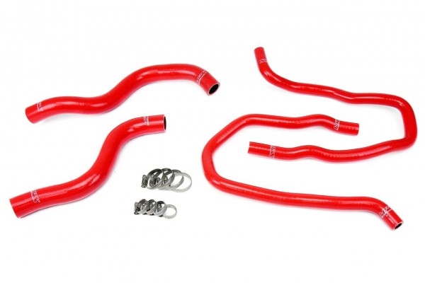 HPS RED REINFORCED SILICONE RADIATOR + HEATER HOSE KIT FOR HONDA 13-15 ACCORD 2.4L LHD